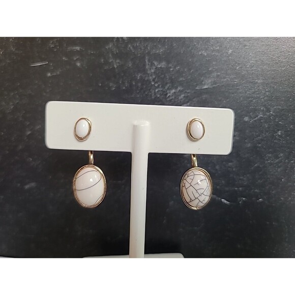 Dangling Pierced Earrings Vintage - Picture 4 of 10